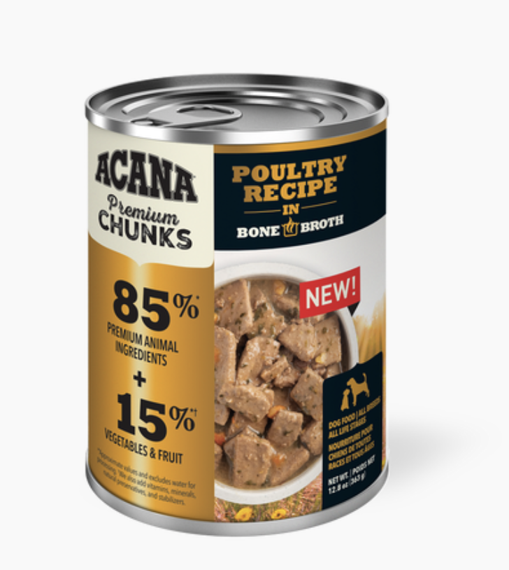 Acana Dog Poultry In Broth 12.8Oz/363G