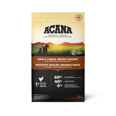 Acana Dog Adult Large Breed 25Lb/11.4Kg