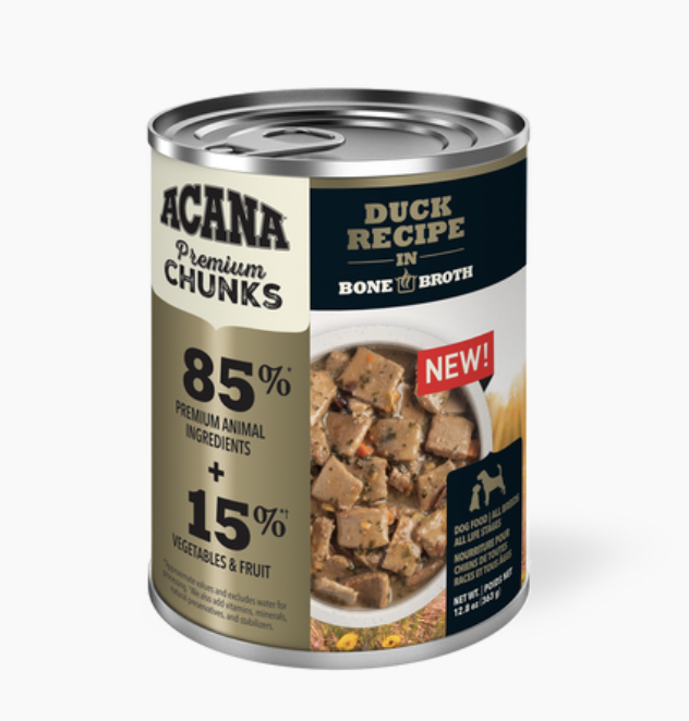 Acana Dog Duck In Broth 12.8Oz/363G