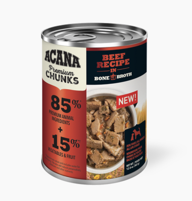 Acana Dog Beef In Broth 12.8Oz/363G