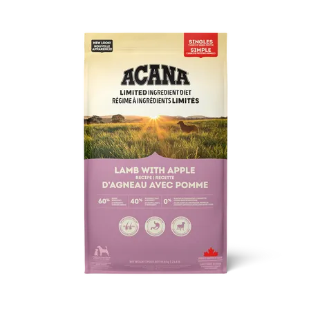 Acana Dog Singles Lamb & Apple 23.8Lb/10.8Kg