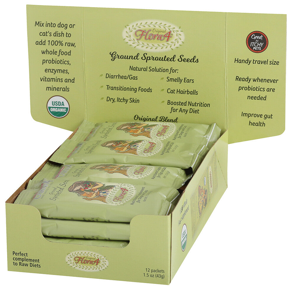 Carna4 Flora4 Sprouted Seeds Topper Singles 1.5Oz