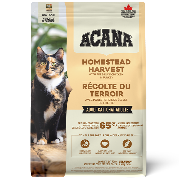 Acana Cat Homestead Harvest 4lb/1.8kg
