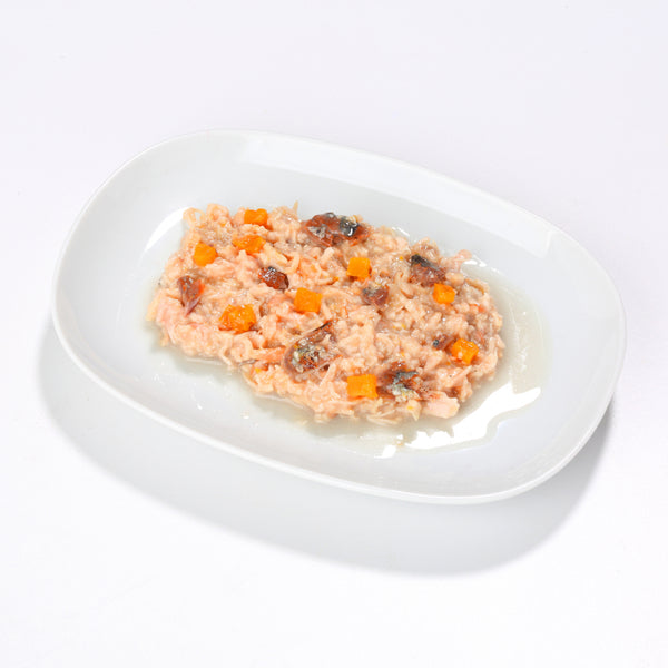 Almo Cat Classic Complete Chicken Recipe With Ocean Fish & Pumpkin In Gravy 2.47oz/70g