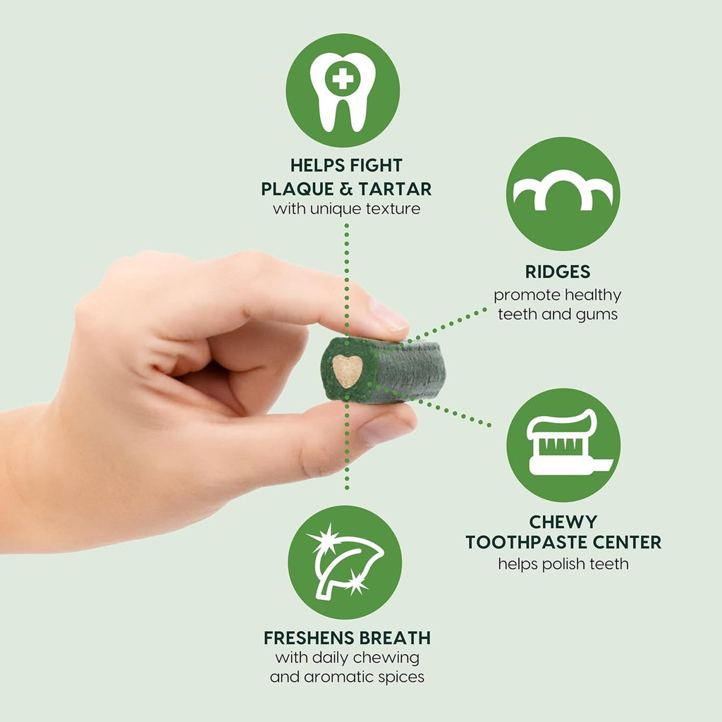 Ark Naturals Brushless Toothpaste Dental Chews 18Oz - Medium