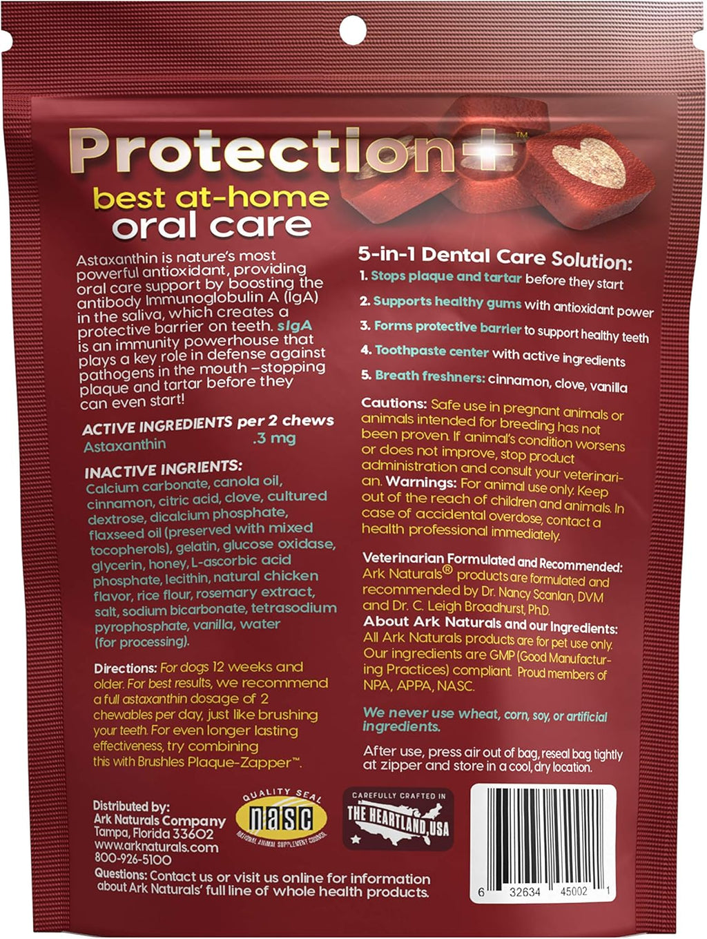 Ark Naturals Protection+ Brushless Toothpaste Mini 4Oz/113G