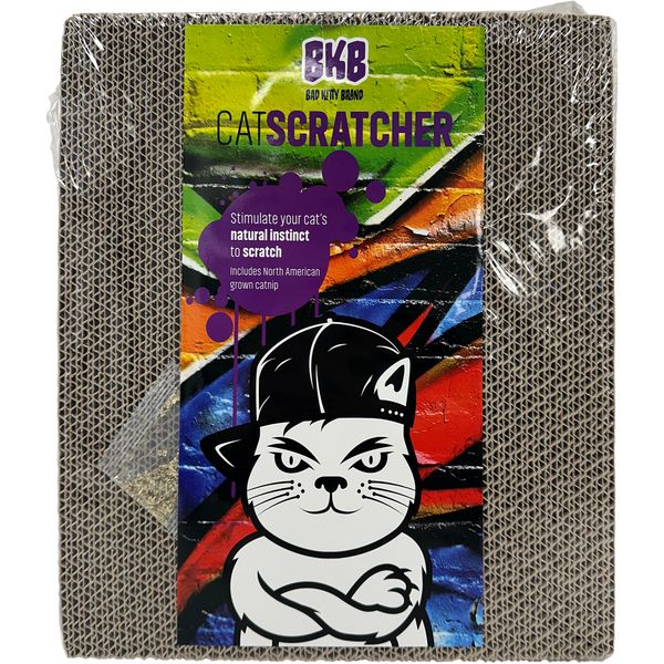 Bad Kitty Box Shape Cardboard Scratcher