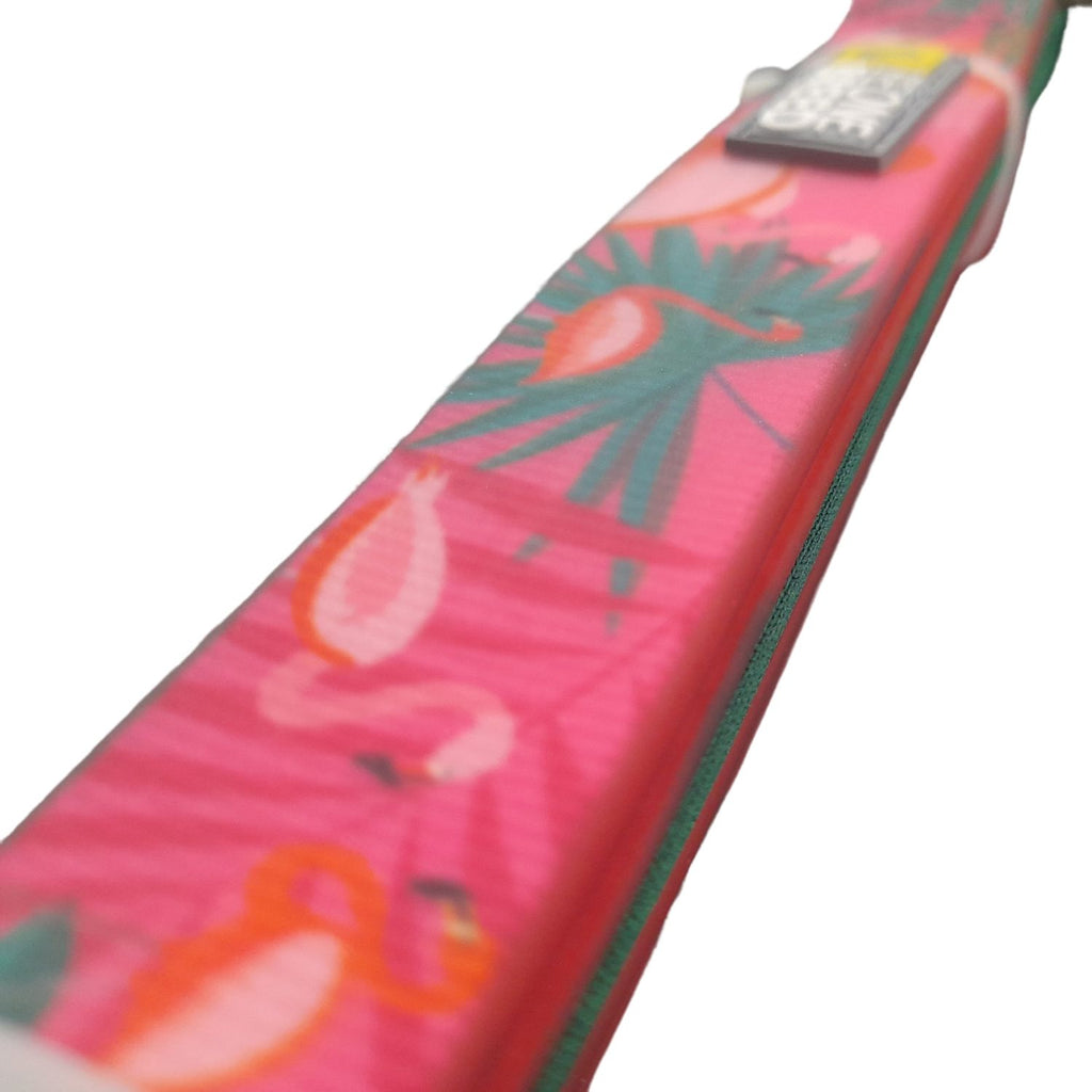 Beonebreed Pink Flamingo Silicone Leash 1"X5'