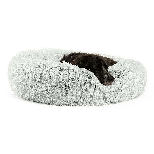 Best Friends By Sheri Donut Shag Bed Grey Medium 30"X30"