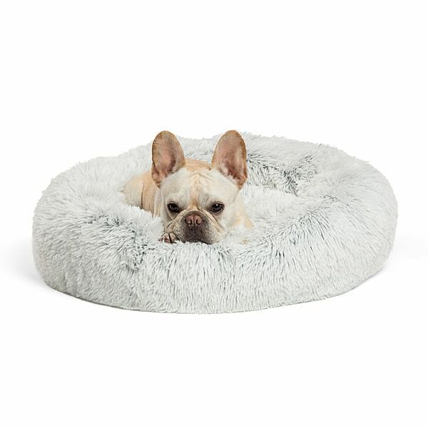 Best Friends By Sheri Donut Shag Bed Grey Small 23"X23"