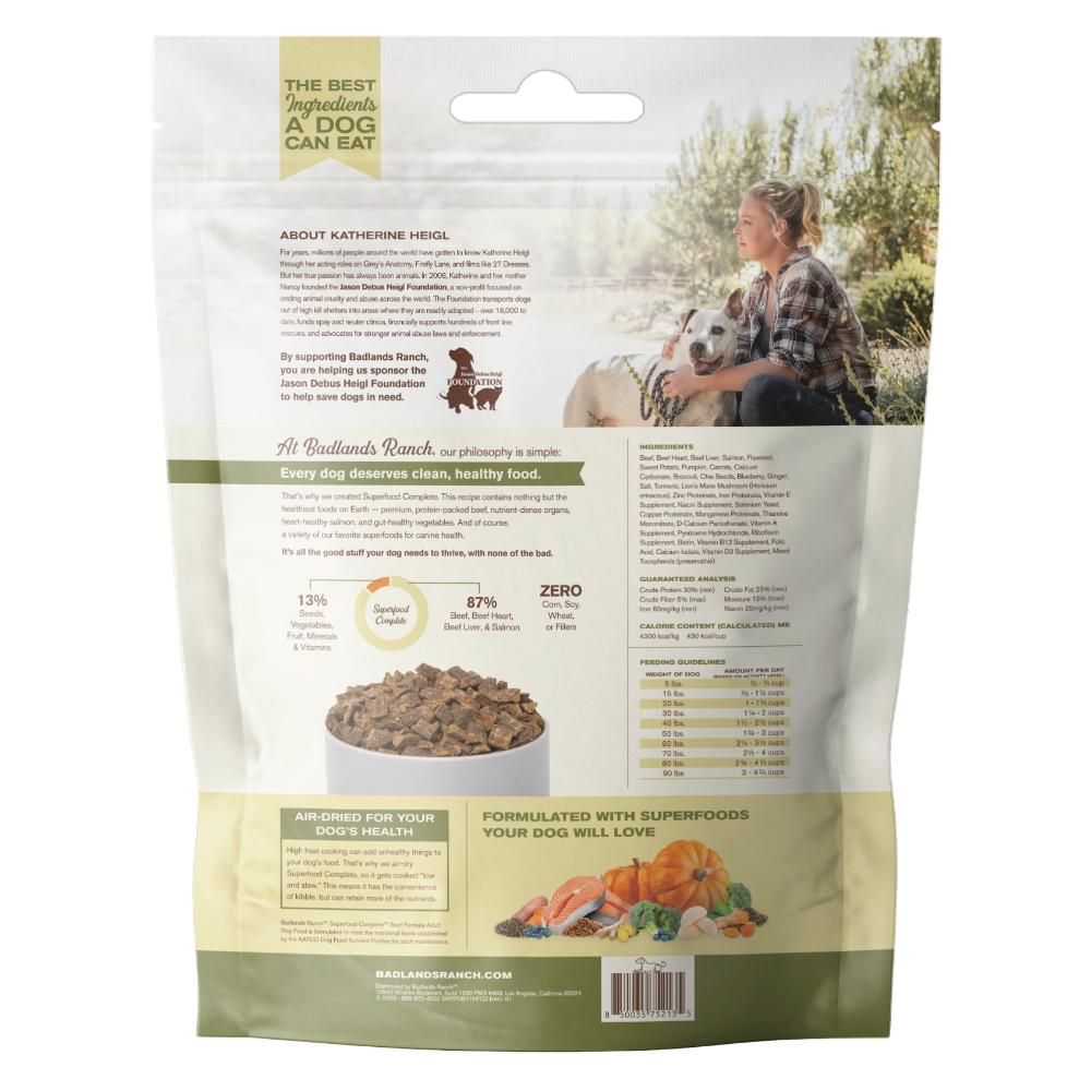 Badlands Ranch Superfood Complete Beef Formula 11.5Oz/326G
