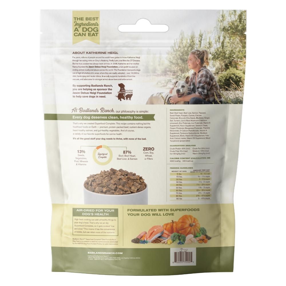 Badlands Ranch Superfood Complete Beef Formula 24Oz/680G