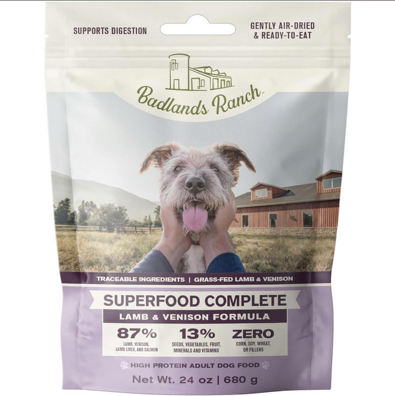 Badlands Ranch Superfood Complete Lamb & Venison Formula 24Oz/680G