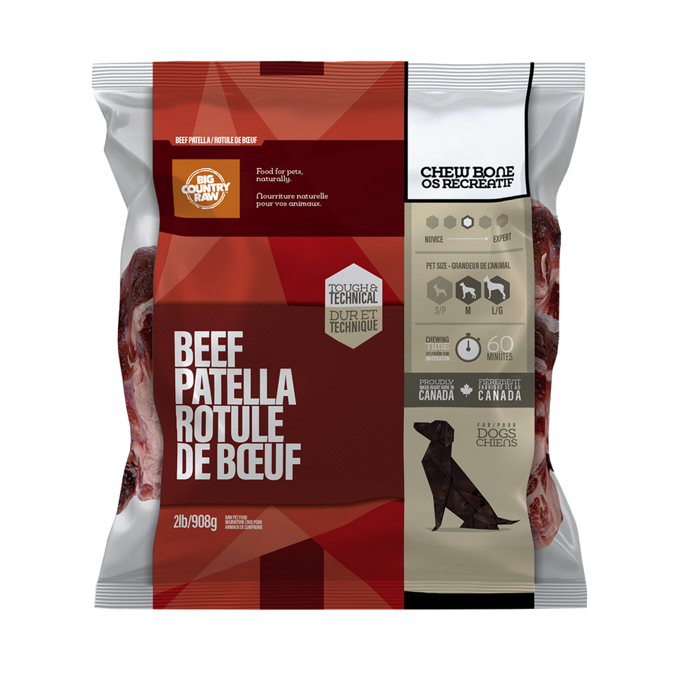 Big Country Raw Beef Patella 2Lb/908G