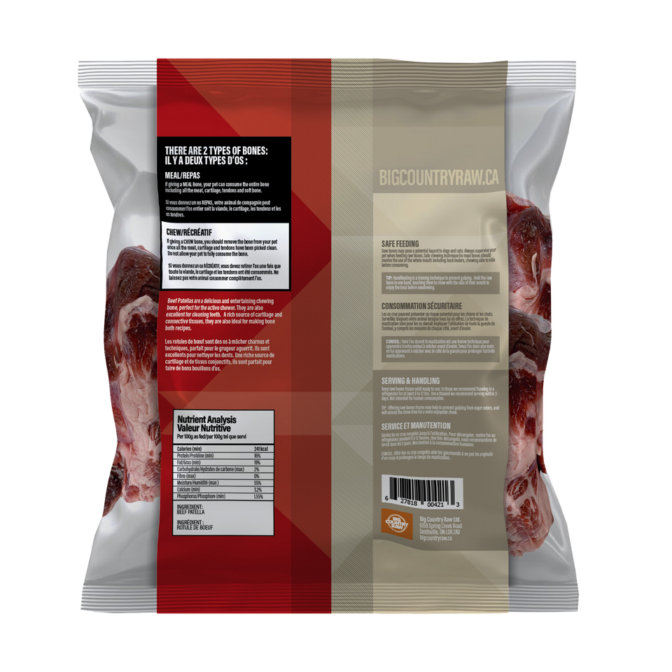 Big Country Raw Beef Patella 2Lb/908G