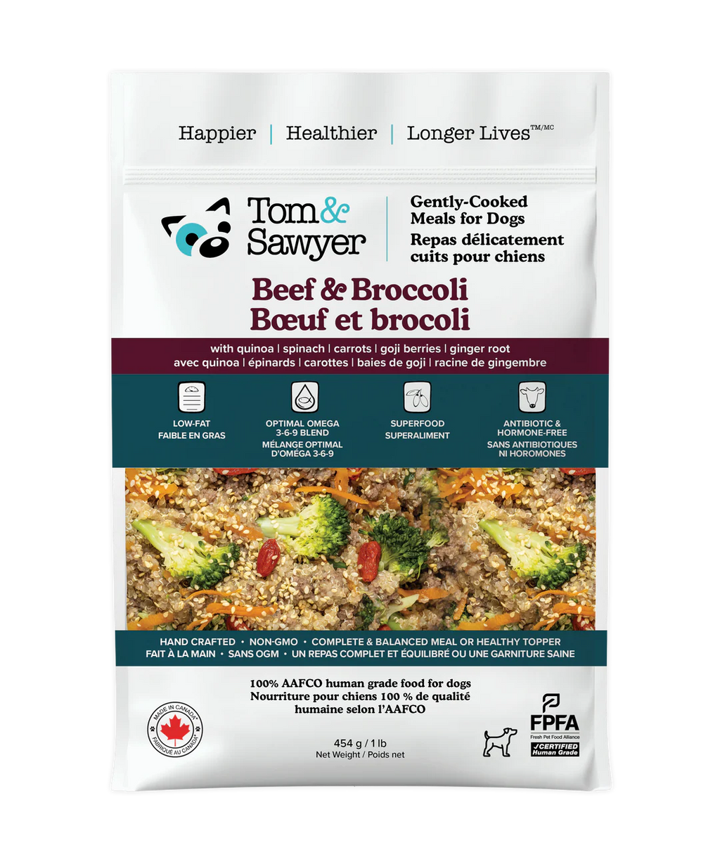 Tom & Sawyer Beef & Broccoli 16Oz/454G