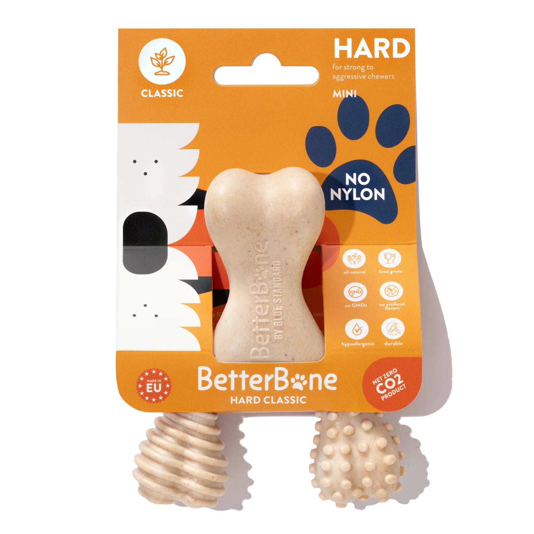 Betterbone Dog Chew Hard Natural Beef Mini