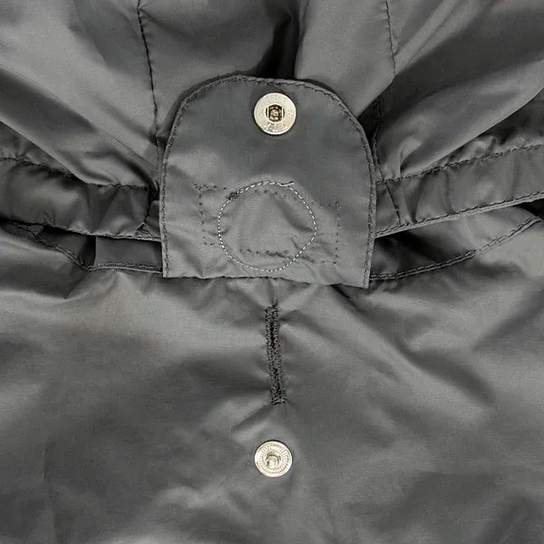 Bone + Arrow Travelite Packable Rain Jacket Orange/Grey 16"