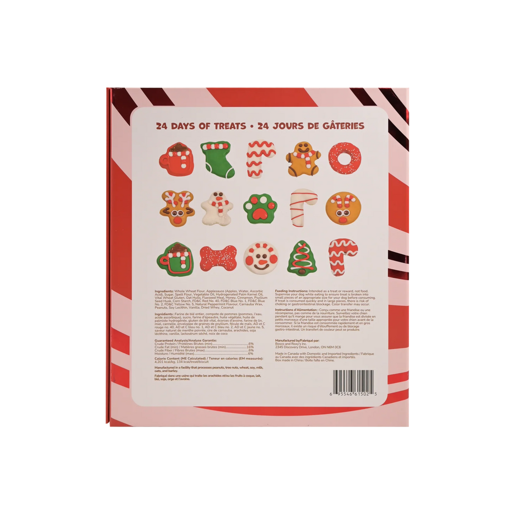 Bosco & Roxy's Bark The Halls Musical Advent Calendar 2026 Peppermint Flavoured