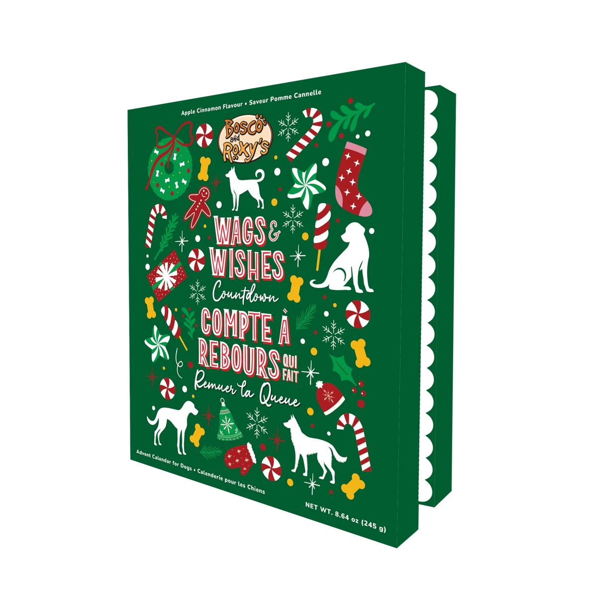 Bosco & Roxy's Wags & Wishes Countdown Advent Calendar 2026 Apple Cinnamon Flavoured