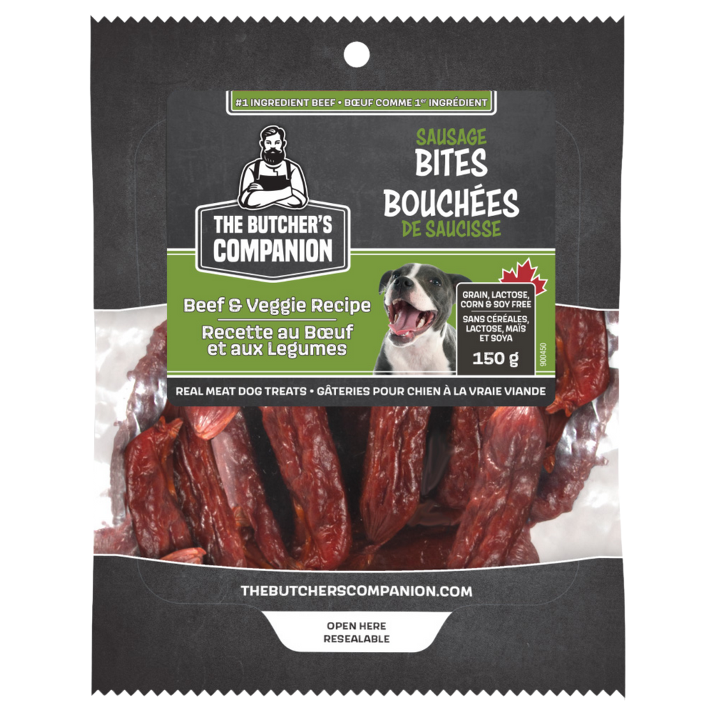 Butchers Companion Beef & Veggie Sausage Bites 150G 15Pk