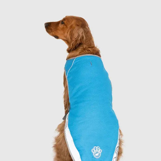 Canada Pooch Chill Seeker Cooling Vest Blue 26