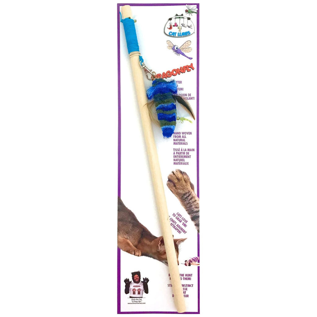Cat Lures Dragonfly Wand Assorted