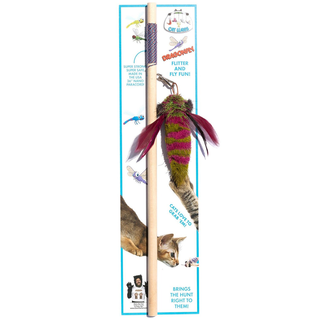 Cat Lures Dragonfly Wand Assorted