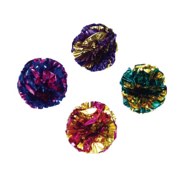 Coastal Turbo Krinkle Ball 4Pk