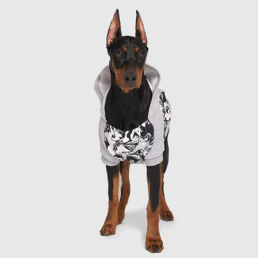 Canada Pooch Whatever The Weather Hoodie Glow-In-The-Dark Marble Size 14