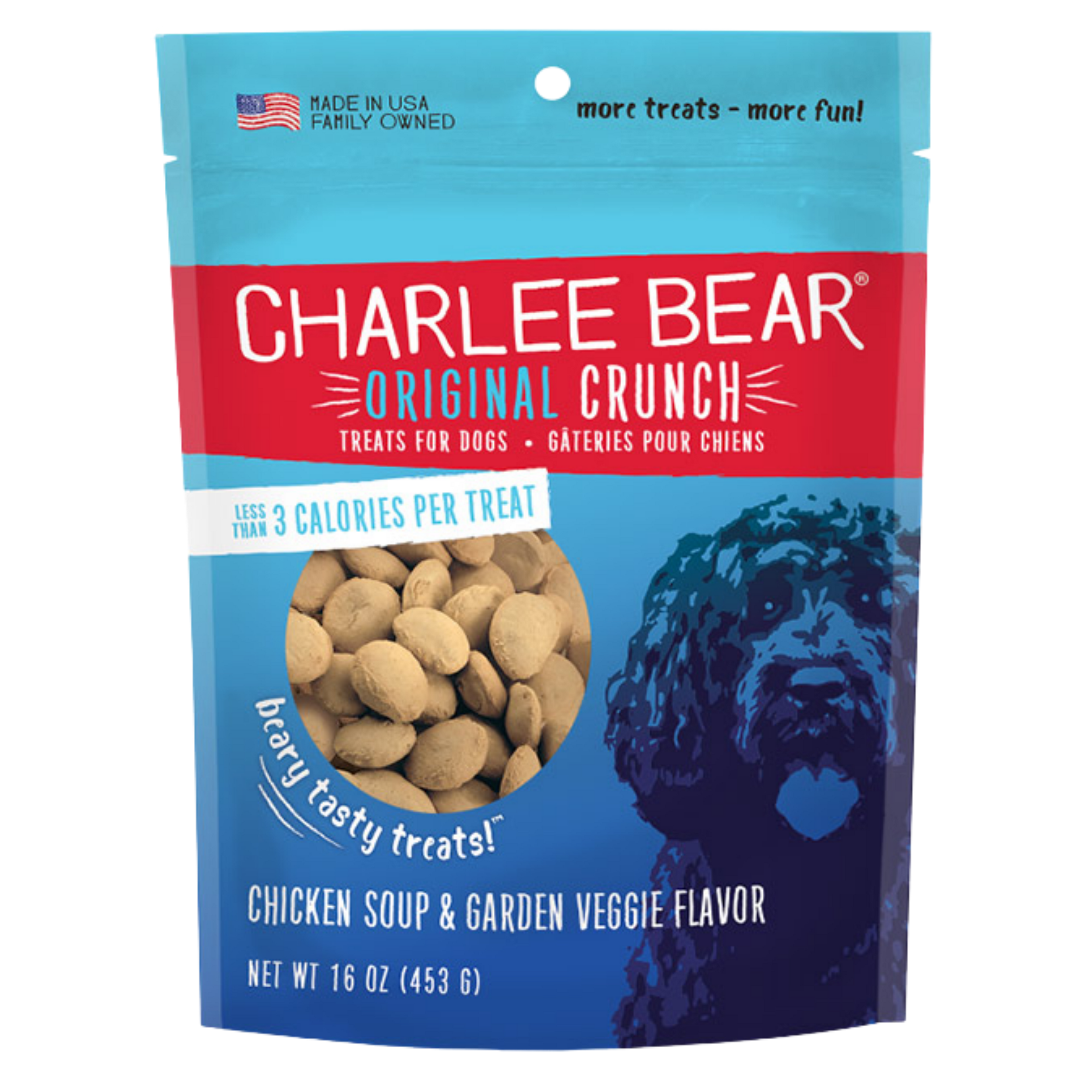 Charlee Bear Original Crunch Chicken Soup & Garden Veggie 16oz