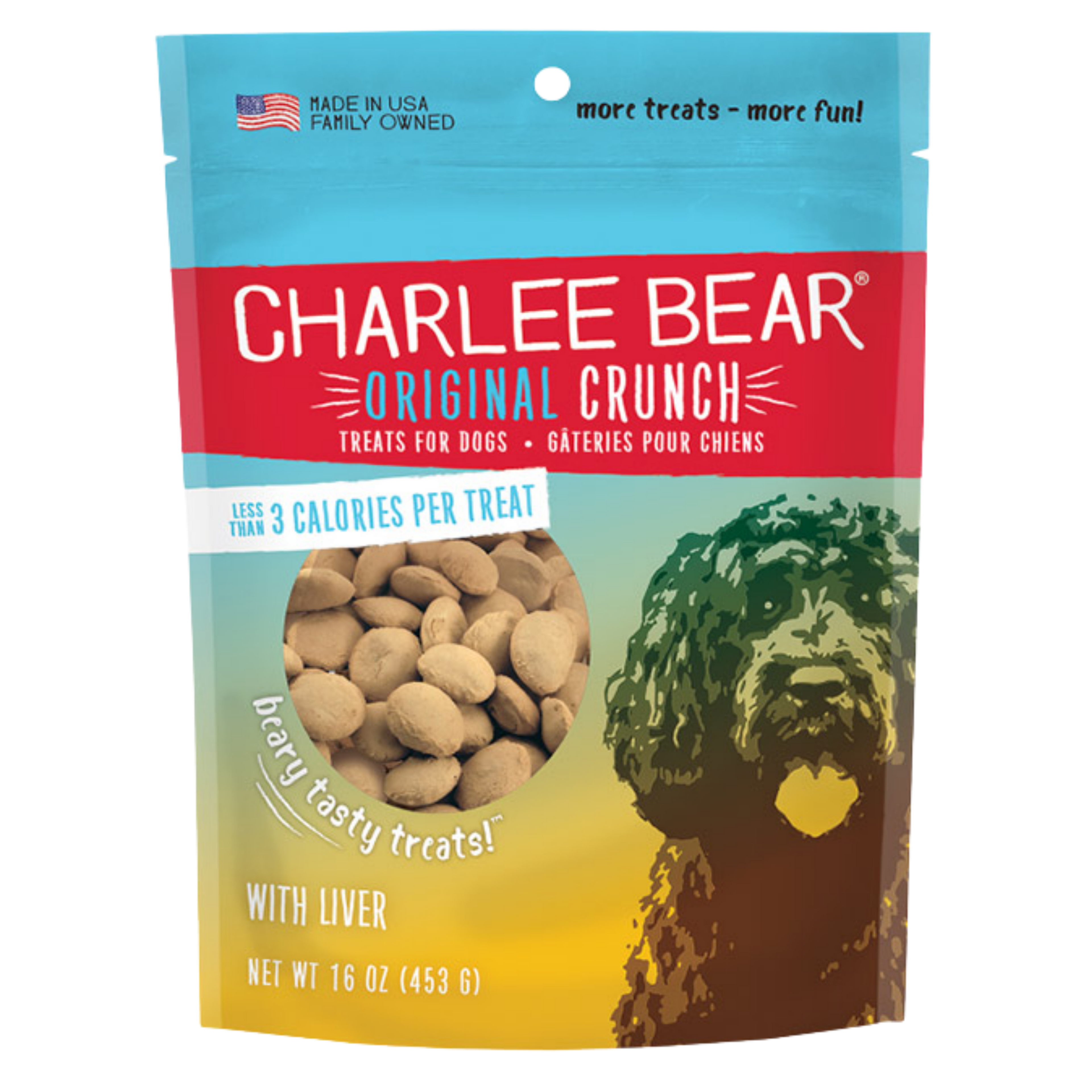 Charlee Bear Original Crunch Liver 16oz