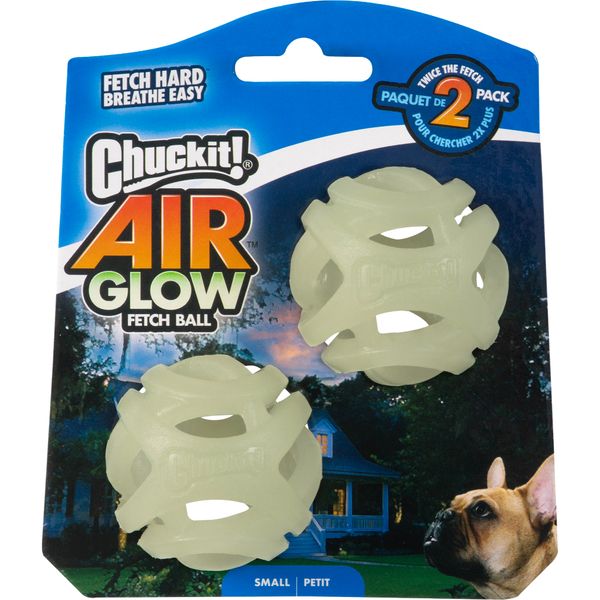 Chuckit! Air Glow Fetch Ball Small 2Pk