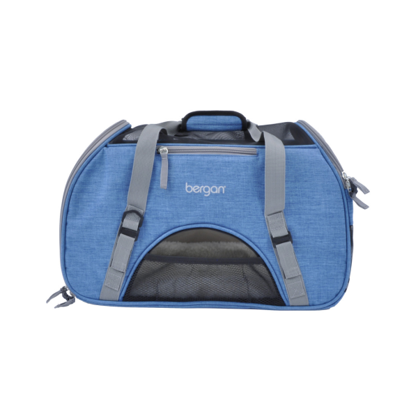 Coastal Bergan Comfort Carrier Heather Bermuda & Grey Large 19" L X 10" W X 13" H
