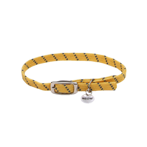 Coastal Elastacat Reflective Safety Collar Yellow