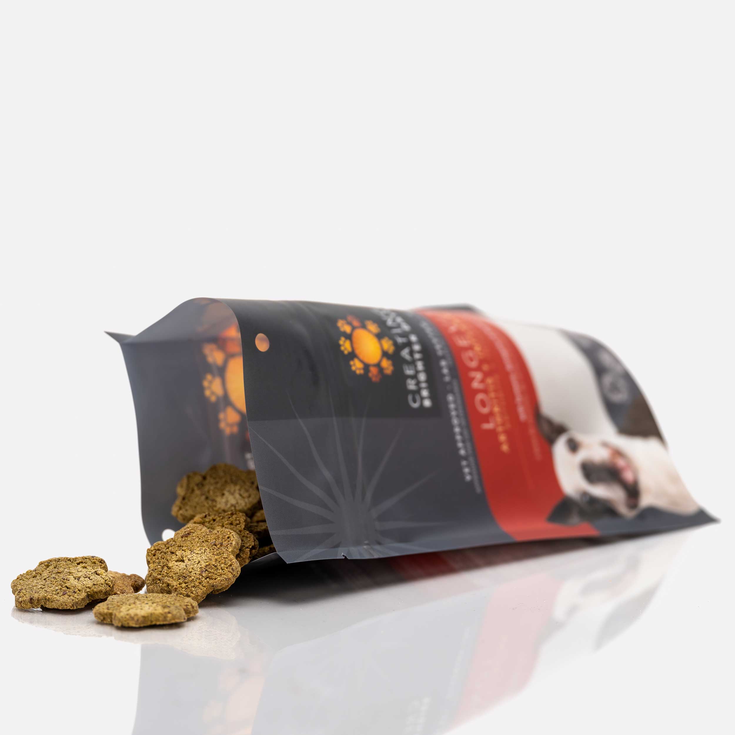 Creating Brighter Days Dog Treats Longevity Arthritis & Inflammation 55Lb & Under 90G