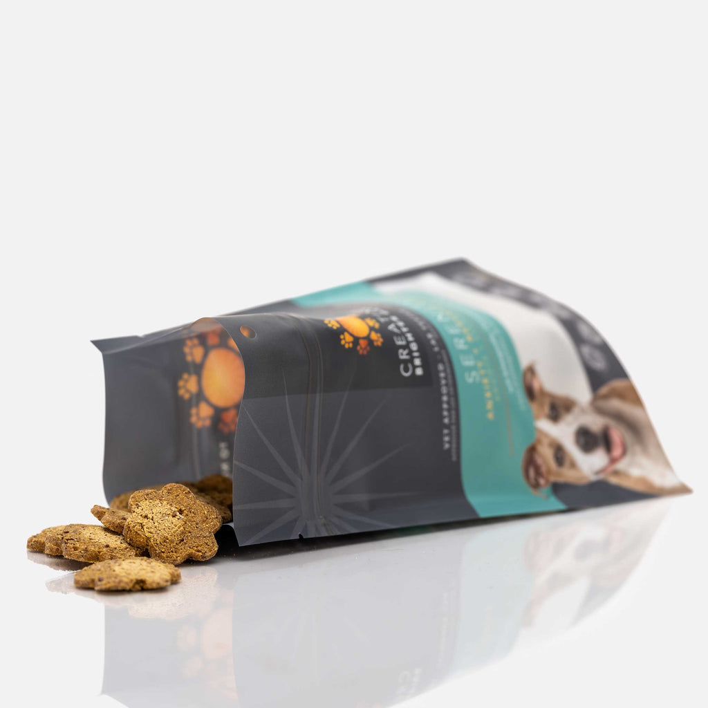 Creating Brighter Days Dog Treats Serenity Anxiety & Nervous System 55Lb & Under 90G