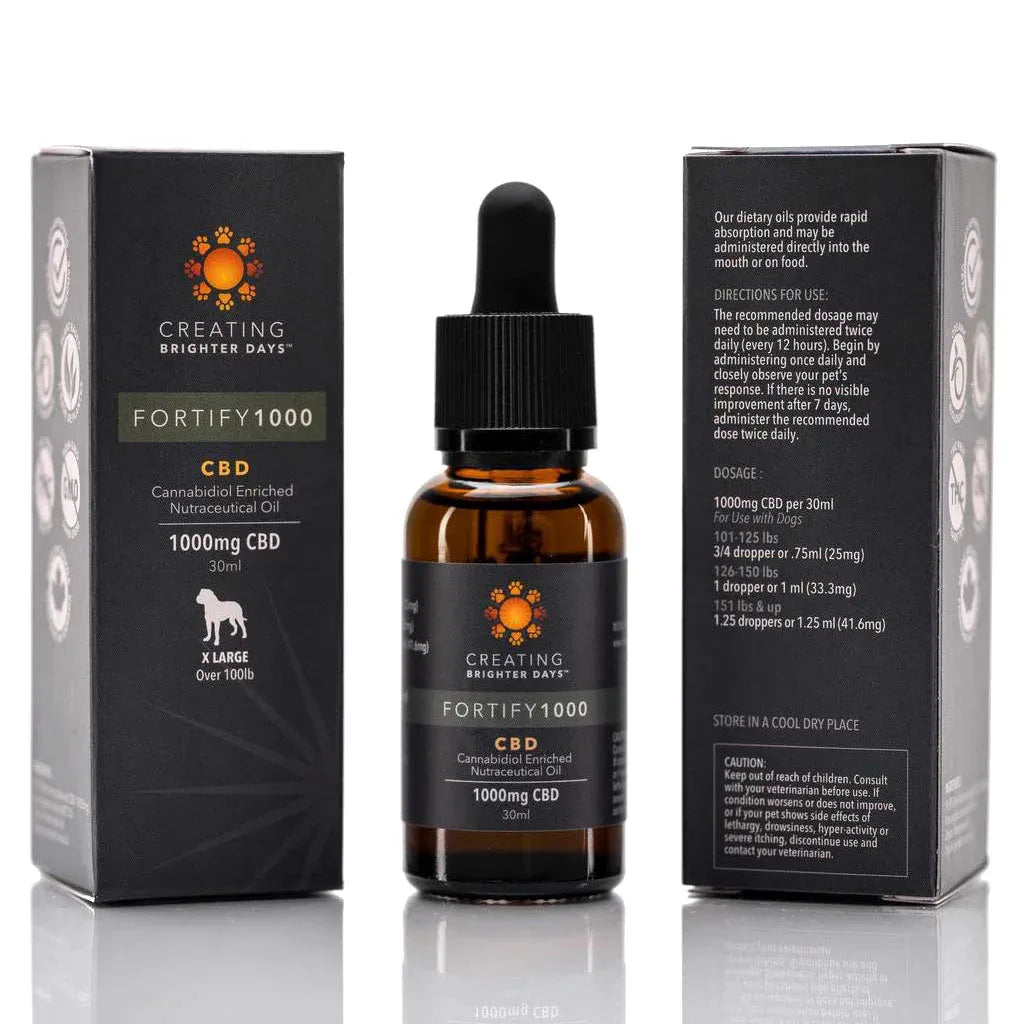 Creating Brighter Days Fortify Extra Large Over 100lb 1000mg 30mL
