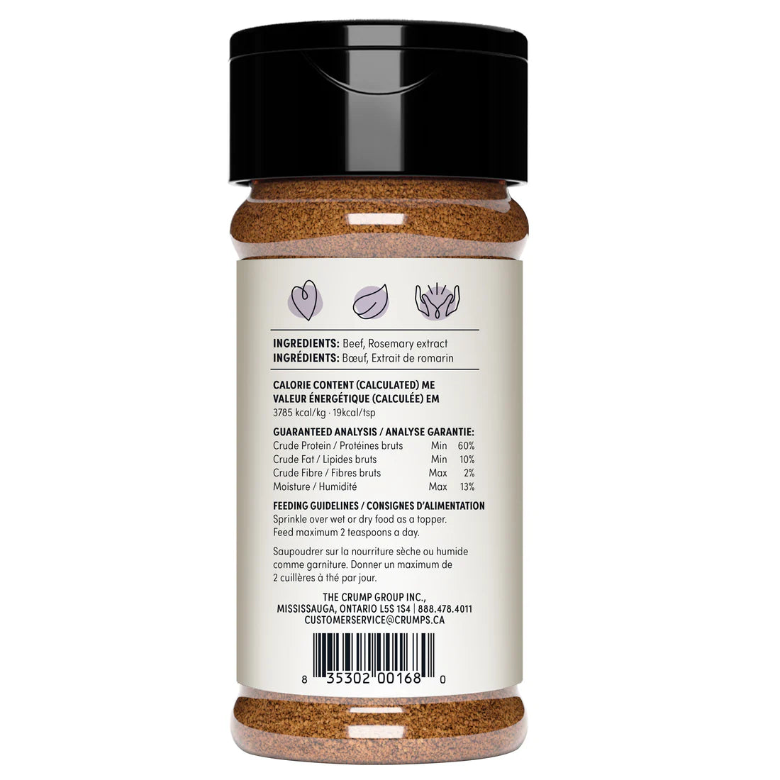 Crumps Beef Liver Sprinkles 4.2oz/120g