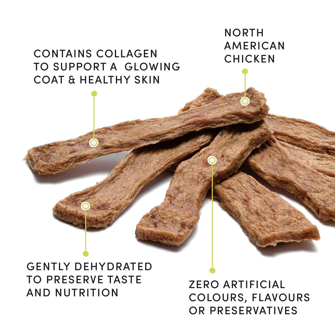 Crumps Chicken Collagen Jerky 5.4Oz/153G