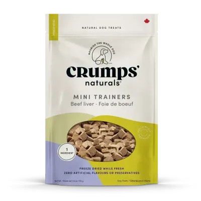 Crumps Freeze Dried Mini Trainers Beef Liver 126G