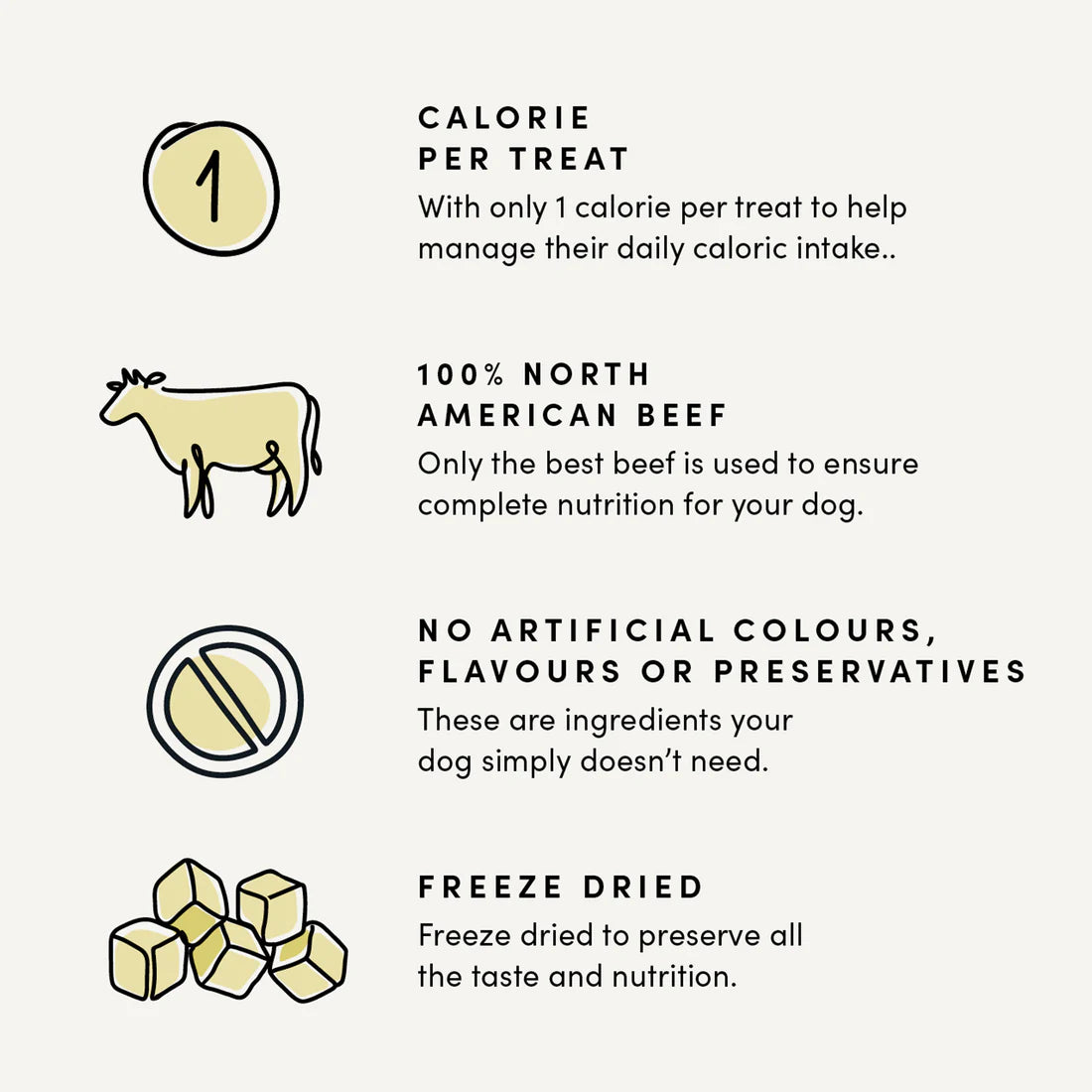 Crumps Freeze Dried Mini Trainers Beef Liver 126G