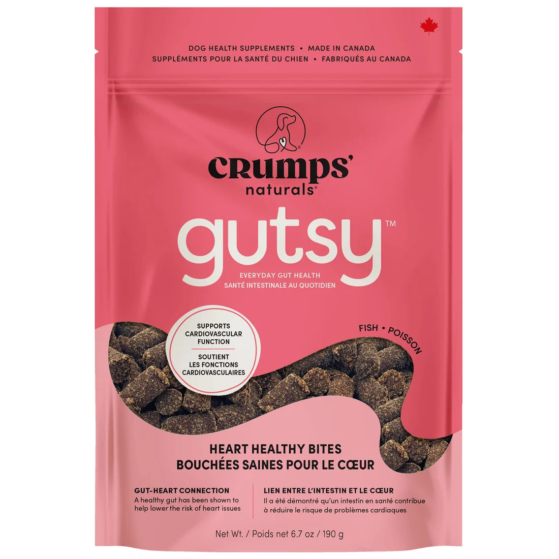 Crumps Gutsy Heart Healthy Bites Mackerel 190g
