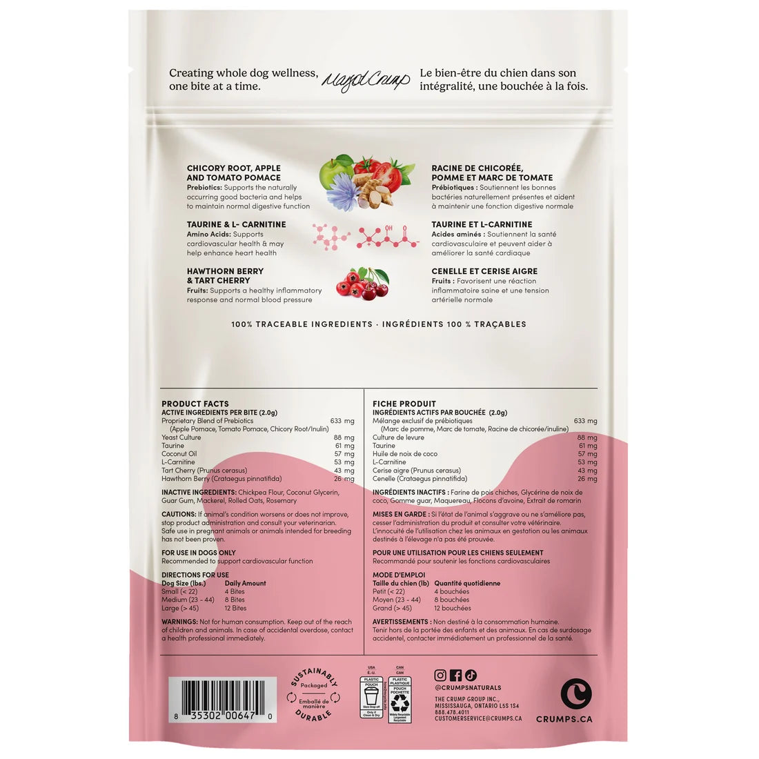 Crumps Gutsy Heart Healthy Bites Mackerel 190g