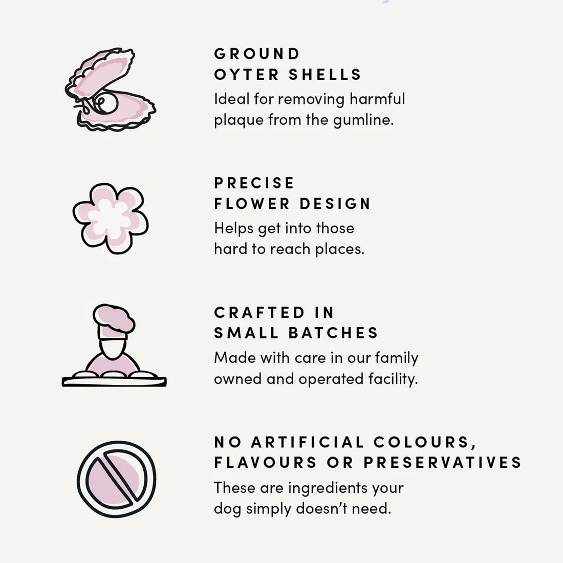 Crumps Original Plaque Busters Medium/Large Breed 7" 10Pk