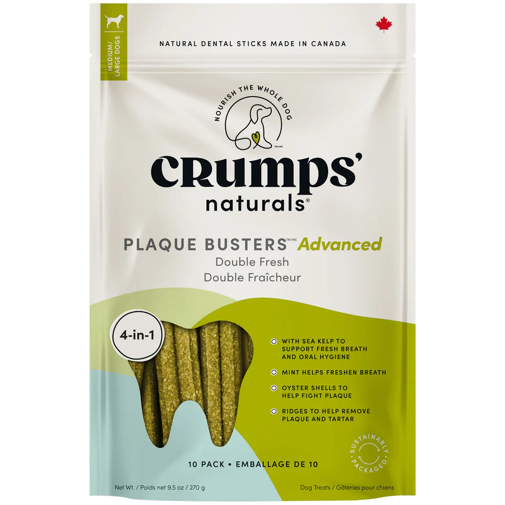 Crumps Plaque Busters Advanced Double Fresh Kelp 7" 10pk 9.5oz/270g