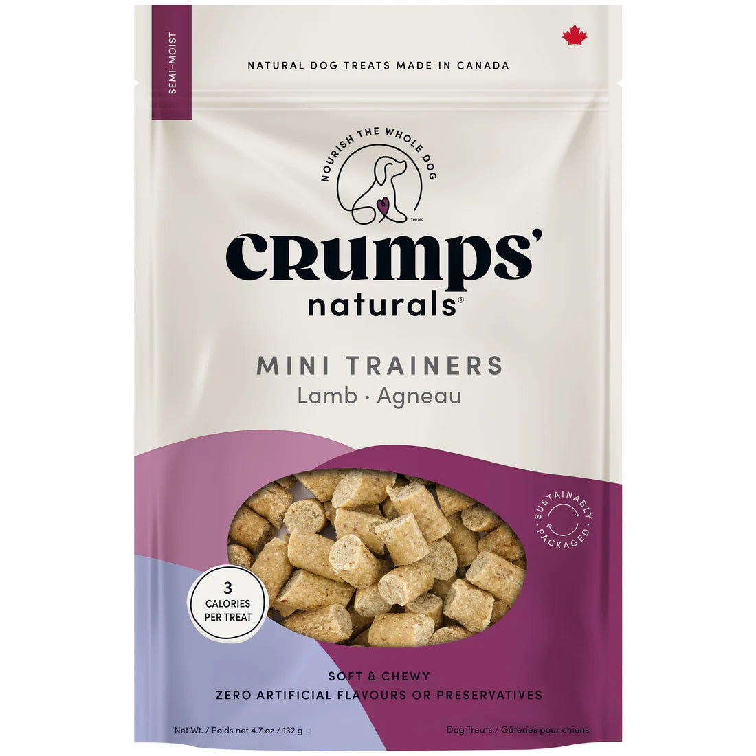 Crumps Semi Moist Mini Trainers Lamb 132G