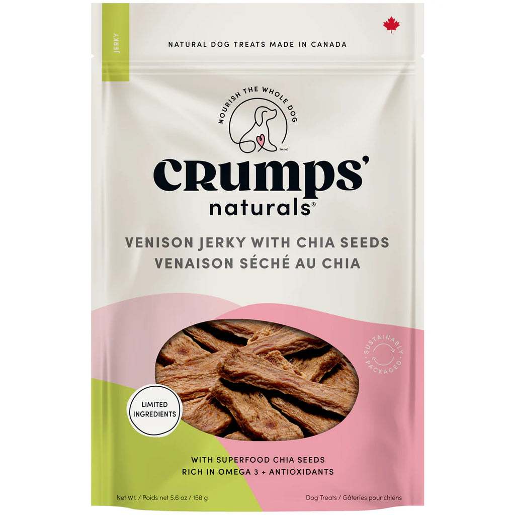 Crumps Venison Jerky With Chia Seeds 5.6Oz/158G