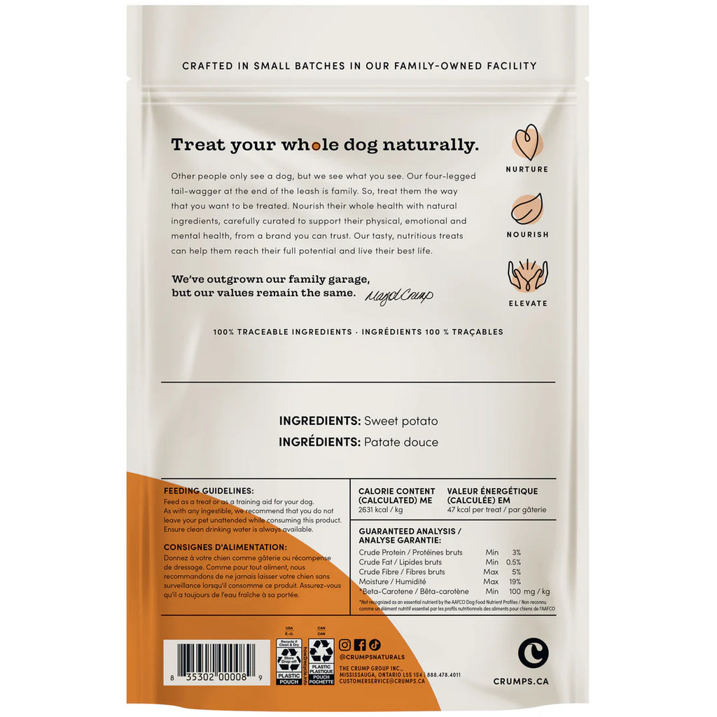 Crumps Sweet Potato Chews 160G