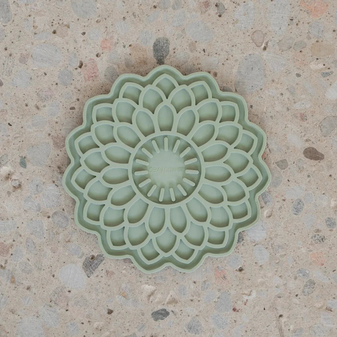 Dexypaws Lick Mat Sage Green Blooming Blossom